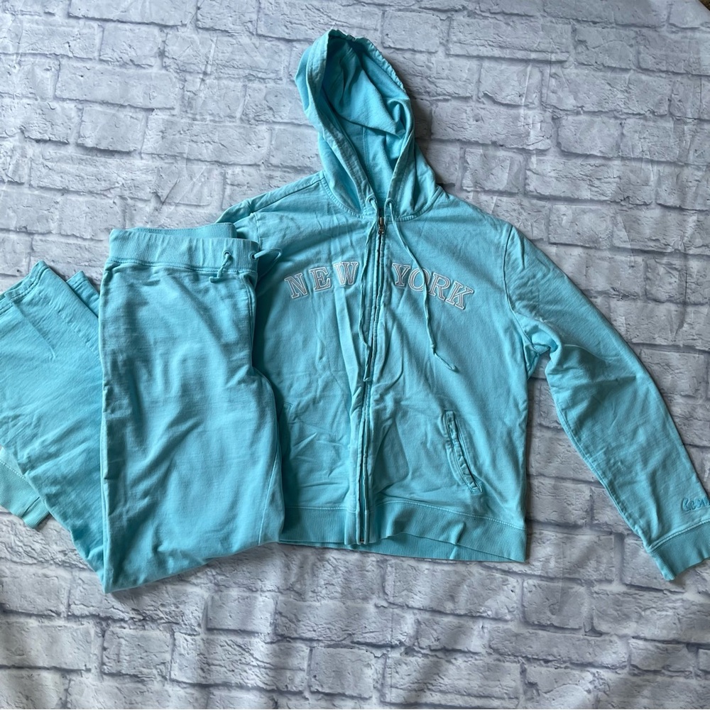 New York & Company Hoodie and Sweatpants Set